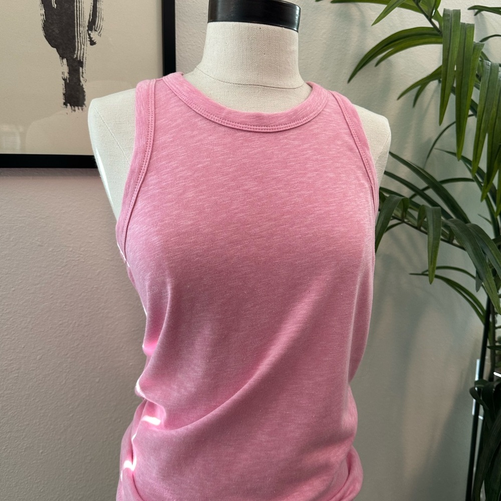 LOFT Pink Tank M Cotton Blend